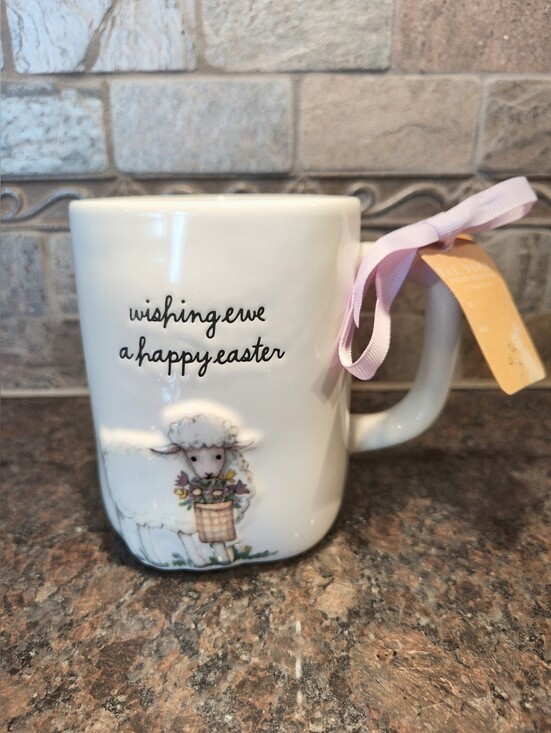 Rae Dunn Other - Rae Dunn "Wishing Ewe A Happy Easter"  Lamb/Sheep Ceramic Mug -
